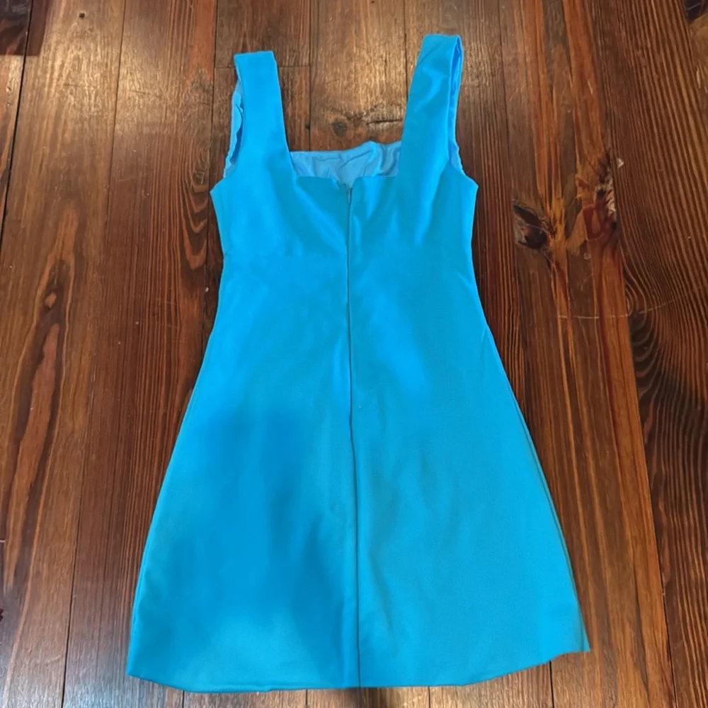 NWOT Mable Blue 60s Mini Dress - Picture 3 of 5